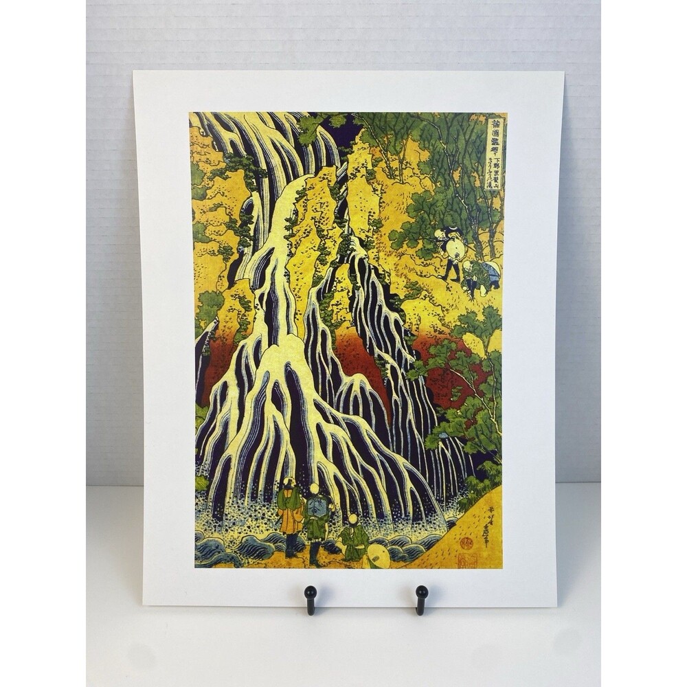 Katsushika Hokusai A Tour of Waterfalls in Various Provinces Art Print 11x14 VTG